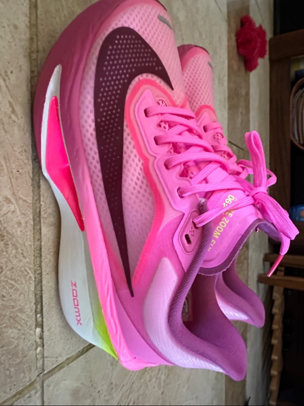 Nike Women's Pink & Purple ZoomX Running Shoes